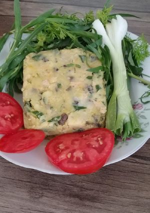 عکسی از دستور پوره سیب زمینی و تخم مرغ