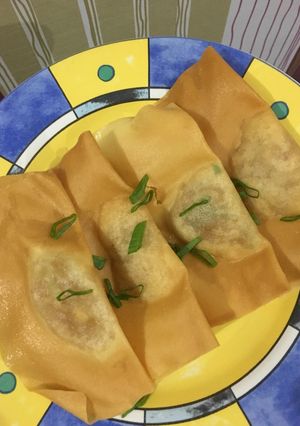 Foto resep Pangsit goreng alakadar 😁