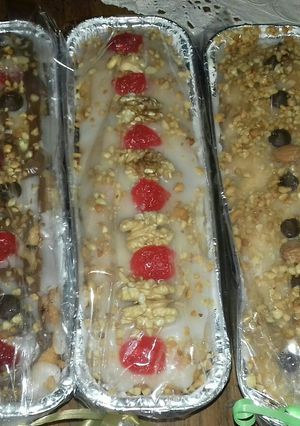 Una foto de Budines navideños