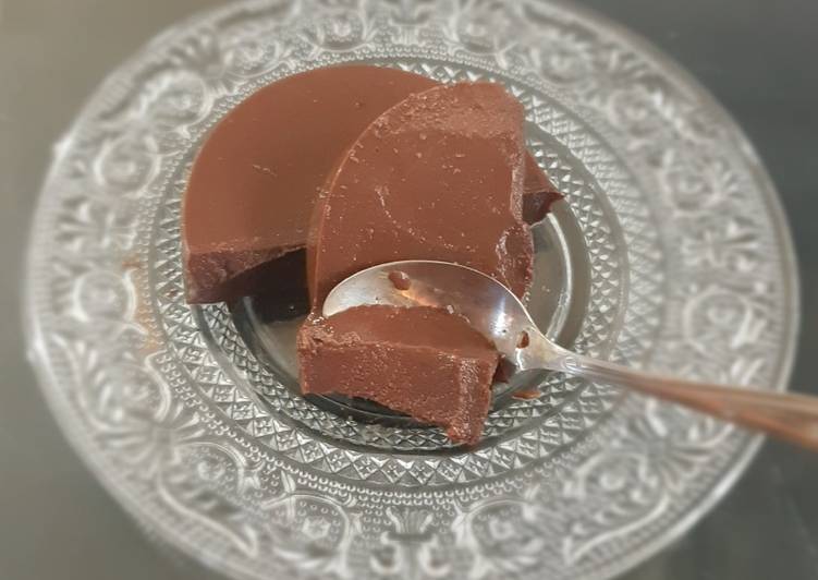 Puding Roti Tawar Coklat