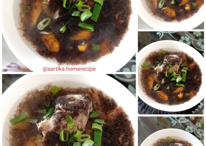 Cara Gampang Menyajikan Sup ayam rumput laut / sup rumput laut / sup nori ala me 🥰 yang Menggugah Selera