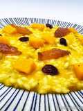 Risotto alla Zucca con Mostarda e Rosa Camuna Gluten Free