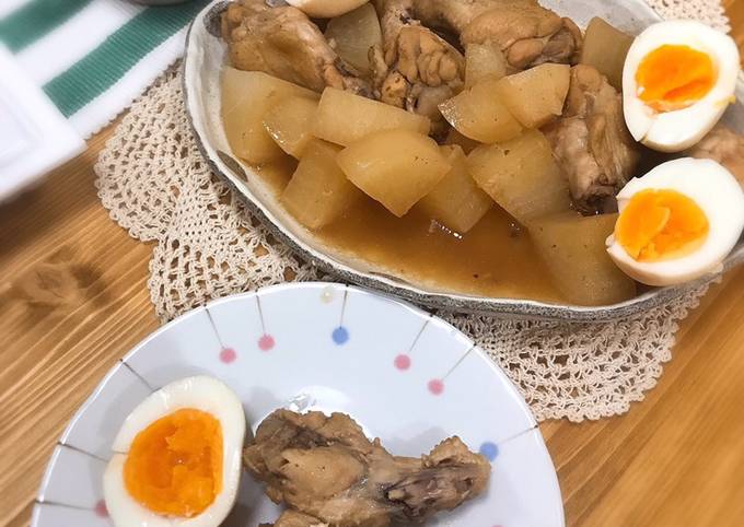 Cara Buat Ni mono (rebusan ayam) dg rice cooker super empuk Istimewa