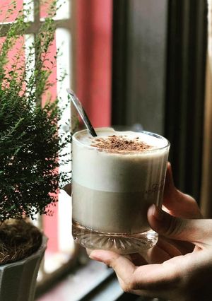 A picture of Dalgona Latte.