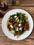 กรีกสลัด สูตรผักตามใจฉันชอบ Greek Chopped Salad