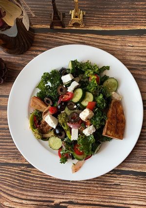 รูปของ กรีกสลัด สูตรผักตามใจฉันชอบ Greek Chopped Salad