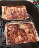 Lasagne alle zucchine cotte in friggitrice ad aria