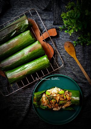 Foto resep Nasi Bakar Tongkol