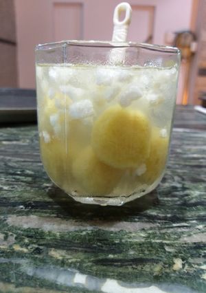 Hình của món Chè Khoai Hoa Cúc.