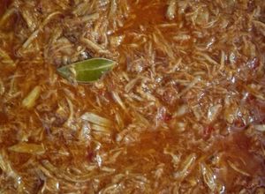 Una foto de Carne tipo "Cochinita" (olla cocción lenta)
