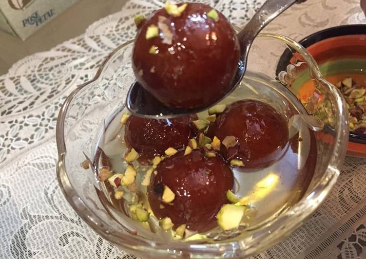 Recipe of Speedy Bread Gulab Jamun