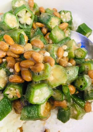 A picture of Okra & nato keto.