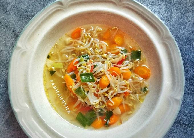 Resep Sayur Bening Tauge Wortel Resep Sayur Bening Tauge Wortel