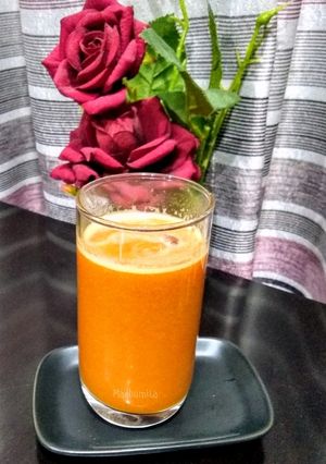 A picture of Orange Juice with Pulp.