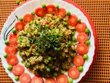 Carrot and Matar Oatmeal Khichdi