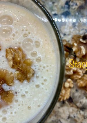 A picture of Banana Date Smoothie (Mastic Gum Flavored)!.
