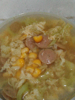 Foto resep Soup brokoli jagung sosis