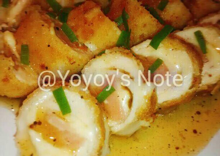 Resep Mini chicken cordon bleu Anti Gagal