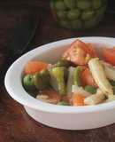 Ensalada con espárragos de bote