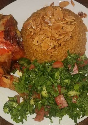 صورة لوصفة برغل بالبندورة والدجاج