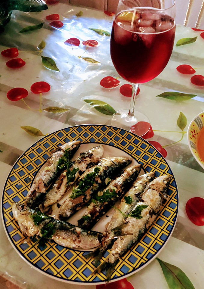 Una foto de Sardinas a la plancha