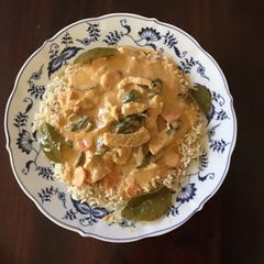 A picture of California Farm Panang Basmati Dinner.