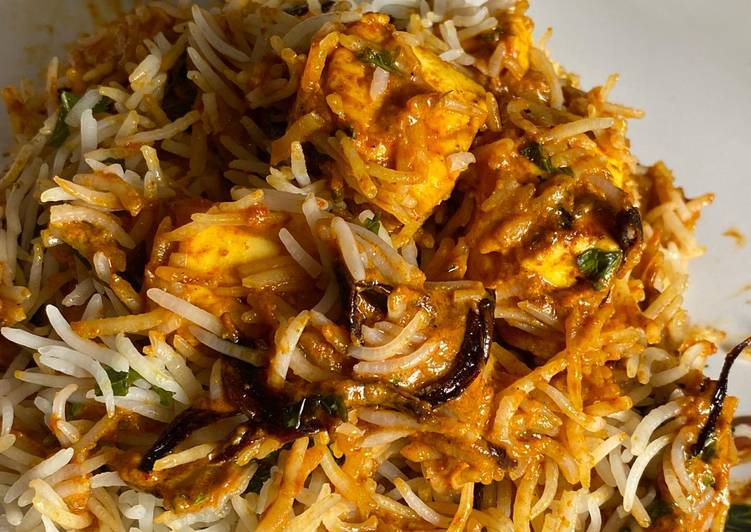 Steps to Prepare Perfect Paneer Makhani Biryani