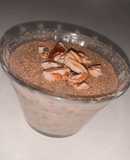 Tapioca vegana con leche de coco