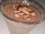 Tapioca vegana con leche de coco