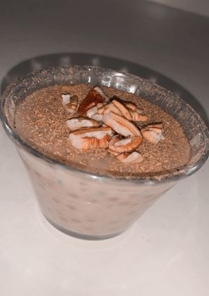 Una foto de Tapioca vegana con leche de coco
