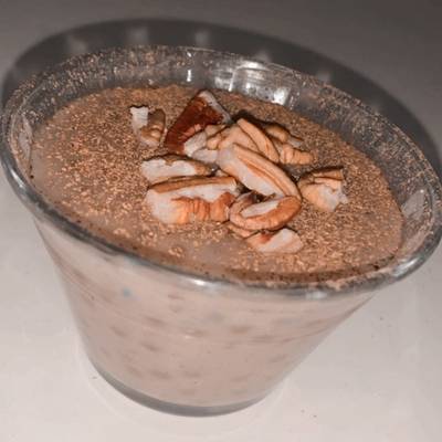 Tapioca vegana con leche de coco Receta de Gabriela Reyes- Cookpad