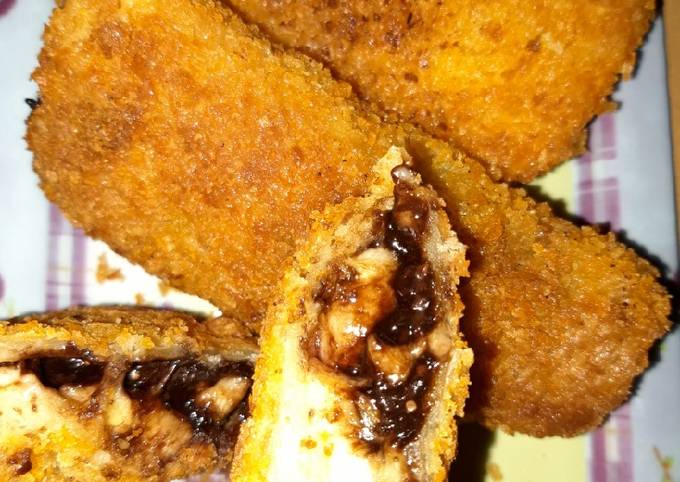 Resep Roti Goreng Pisang Coklat