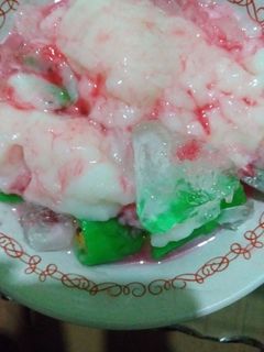 Foto resep 5.Es pisang ijo #bikinramadanberkesan
