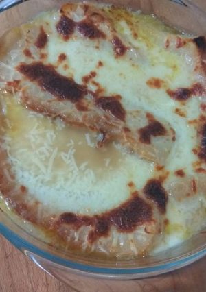 Una foto de Sopa de Cebolla con Monsieur Cuisine o Thermomix