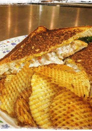 A picture of Chicken Salad Melt.