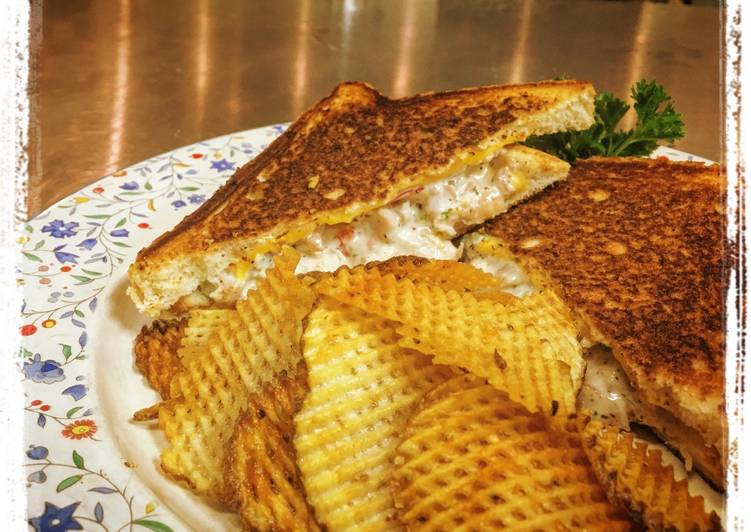 Recipe of Speedy Chicken Salad Melt