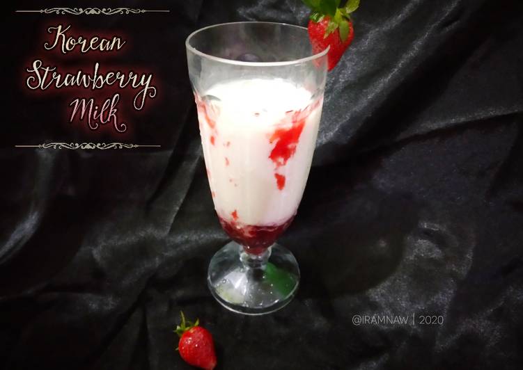 Korean Strawberry Milk