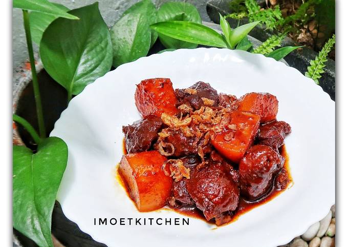 Semur daging sederhana