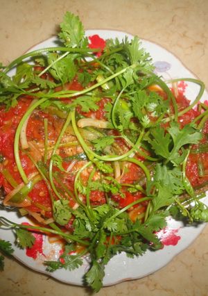 Hình của món Cá chép sốt cà chua.