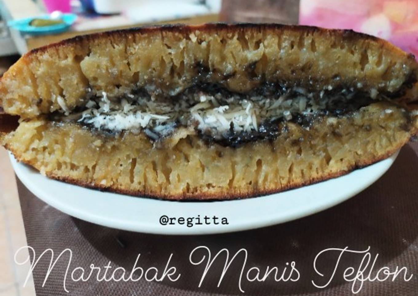 Martabak Manis Teflon - resep kuliner nusantara