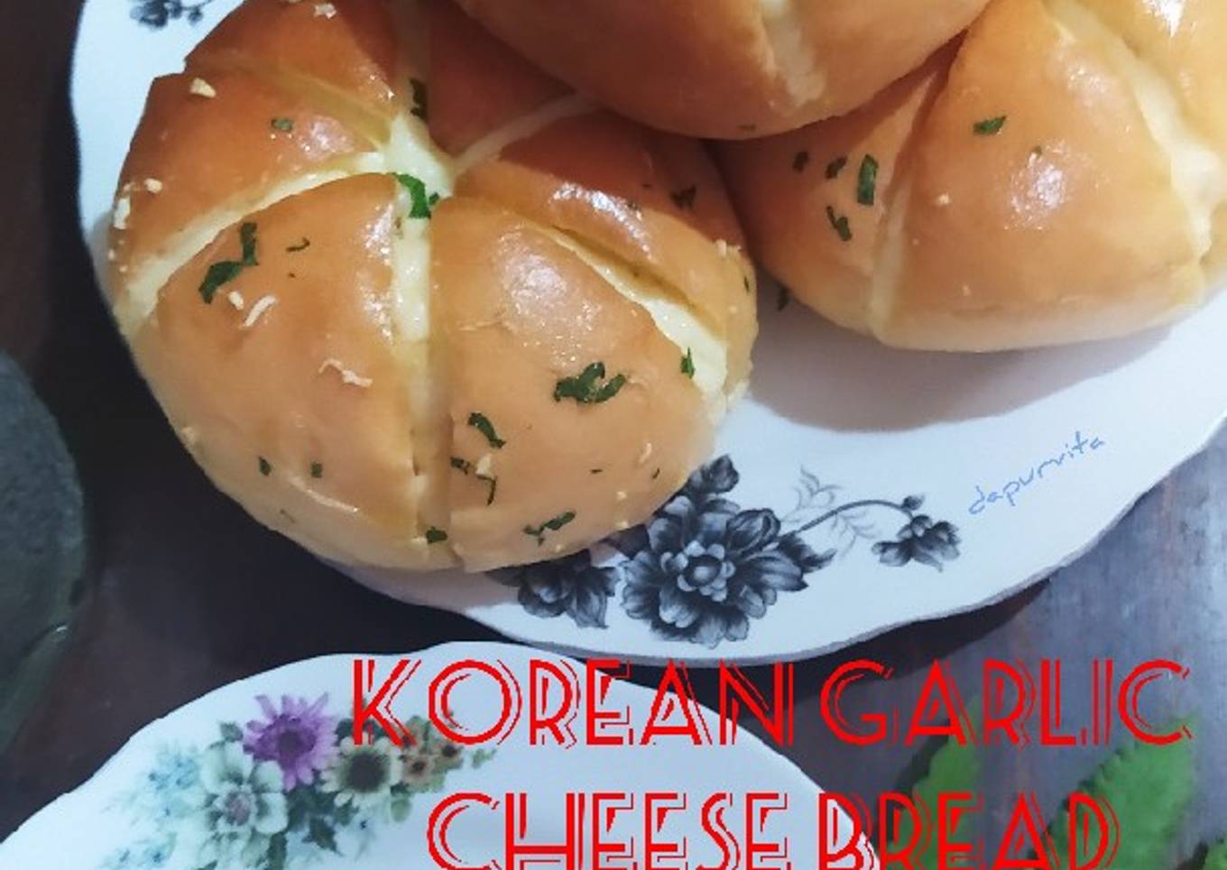 Korean Garlic Cheese Bread (versi ekonomis)