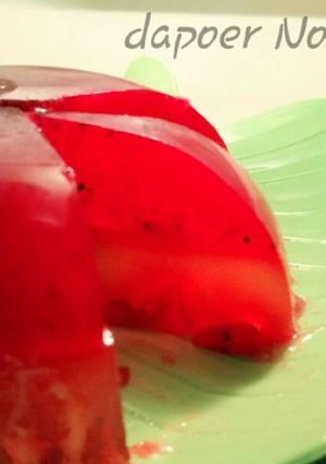 Foto resep Puding lemon squash buah naga