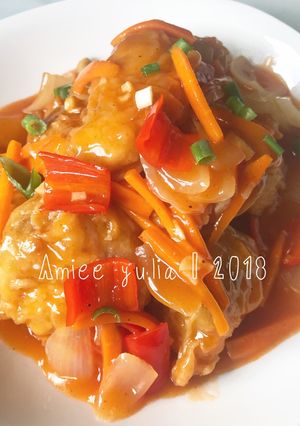 Foto resep Ayam asam manis