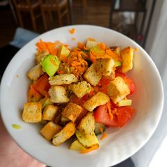 A picture of Air Fryer Croutons.