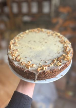 Una foto de Carrot cake