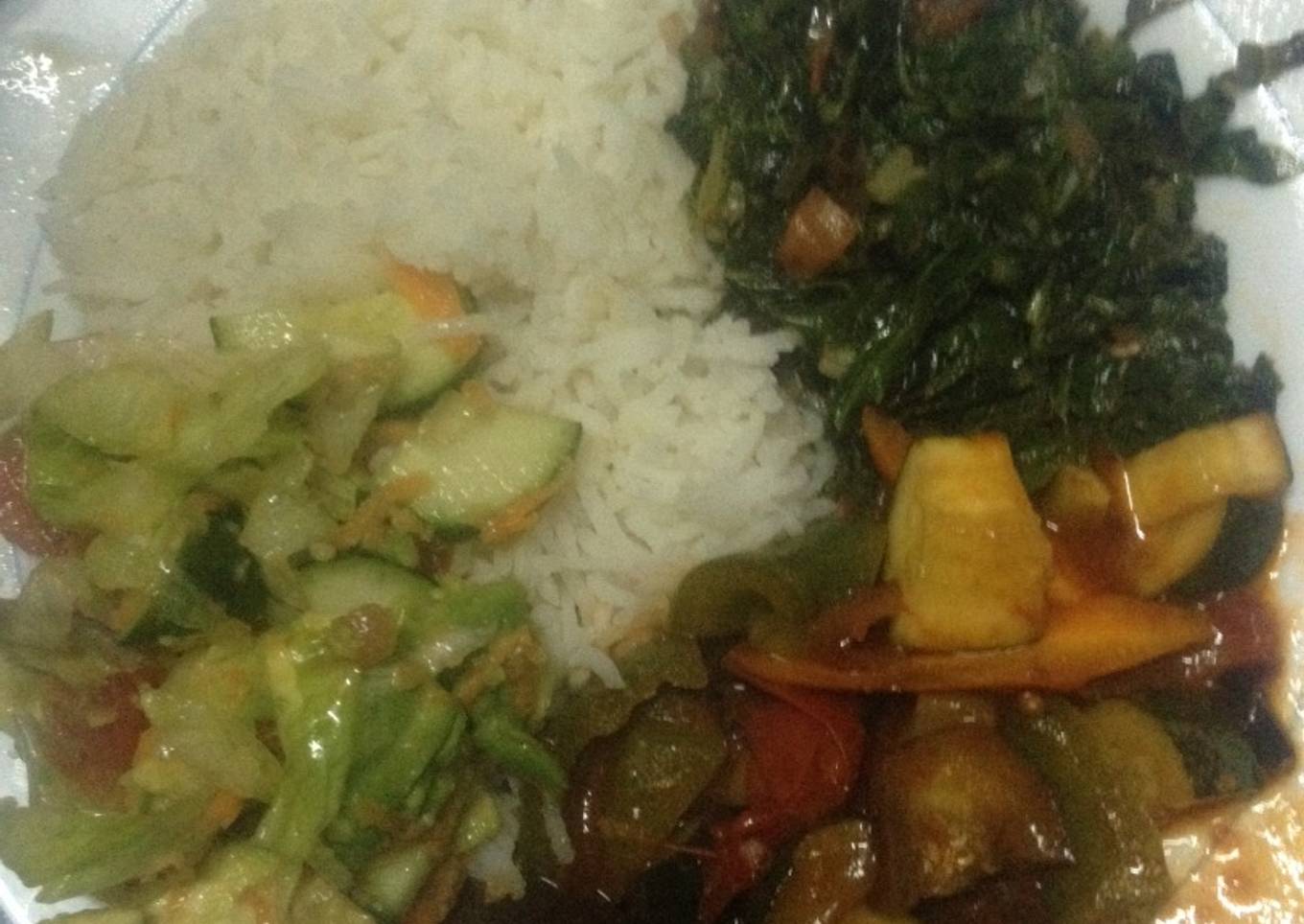 Rice and Vegetables