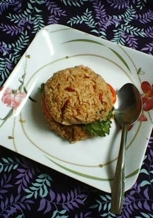 Foto resep Burger Nasi Goreng Sederhana Tapi Enakk