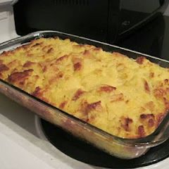 A picture of Pineapple souffle.