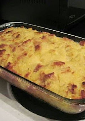 A picture of Pineapple souffle.