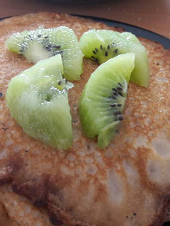 Una foto de Pancakes con una pizca de canela😋 (Tortitas Americanas)